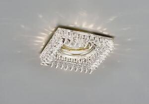 Diyas IL30834CH Square Crystal Downlight Frame In Polished Chrome
