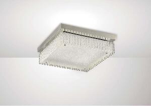 Diyas IL80053 Aiden LED Large Square Flush Light In Polished Chrome - L: 380mm