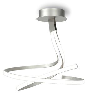 Mantra M4998 Nur LED Double Ceiling Light In Silver And Chrome - Dia: 530mm