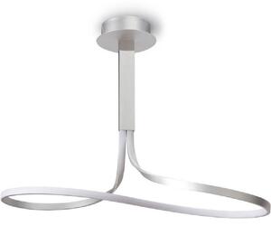 Mantra M4987 Nur LED Ceiling Light In Silver And Chrome - Dia: 860mm