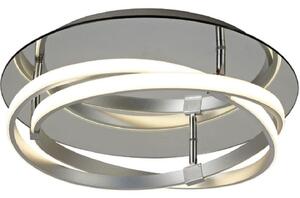 Mantra M5382 Infinity LED FLush Ceiling Light In Silver And Chrome