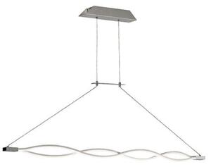 Mantra M5815 Sahara XL LED Dimmable Ceiling Pendant In Silver And Chrome