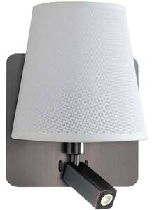 Mantra M5230 Bahia 2 Light Wall Light In Bronze With White Shade
