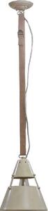 Mantra M5432 Industrial 1 Light Small Pendant In Sand Metal - Dia: 215mm