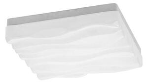 Mantra M5045 Arena LED Small Square Flush Ceiling Light In White