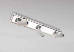 Mantra M5252 Ibiza 3 Light LED Flush Ceiling Spotlight In Satin Nickel