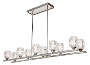 FE/RUBIN/ISLE Rubin 10 Light Island Chandelier In Polished Nickel