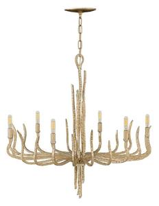 HK/SPYRE6CCPG Spyre 6 Light Ceiling Chandelier In Champagne Gold