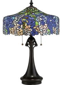 QZ/COBALT/TL Cobalt 3 Light Table Lamp In Valiant Bronze