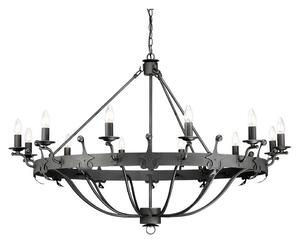 Elstead WINDSOR12GR Windsor 12 Light Chandelier In Graphite