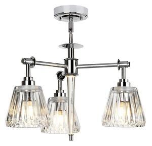 BATH/AGATHA3PPC Agatha 3 Light Bathroom Ceiling Pendant In Polished Chrome