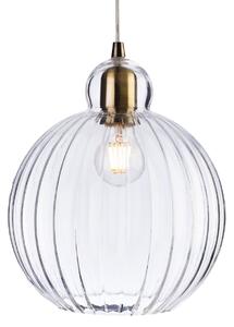 Firstlight 7649AB Victory 1 Light Ceiling Pendant In Antique Brass - Dia: 250mm