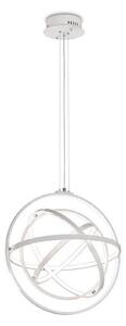 M5741 Orbital Medium LED Pendant Light In White - Dia: 600mm