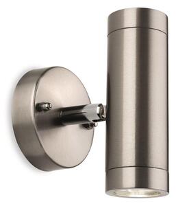 Firstlight 7674ST Sprint LED 2 Light Outdoor Wall Light In Stainless Steel