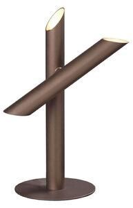 M5777 Take 3 Light LED Table Lamp In Bronze