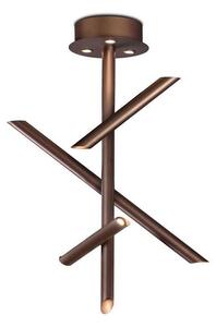 M5771 Take 7+3 Light LED Ceiling Light In Bronze