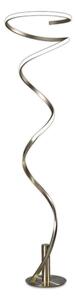 M6101 Helix LED Floor Lamp In Antique Brass
