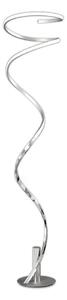 M6100 Helix LED Floor Lamp In Silver/Chrome
