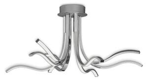 M6105 Corinto LED 8 Light Ceiling Pendant/Semi Flush Light In Silver/Chrome