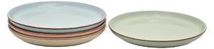 Always Entertaining Deli 4 Piece Coupe Medium Plate Set -
