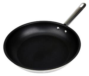 D200 Stainless Steel 18/10 Open Frypan D28cm -