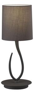 Mantra M3682 Lua 1 Light Small Table Lamp In Ash Grey