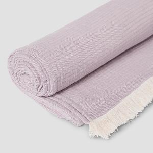 Elderberry Cotton Textured Throw | Default | Piglet in Bed