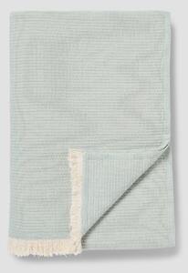 Elm Green Cotton Textured Throw | Default | Piglet in Bed