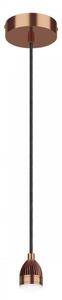 Dar SPL0164 SPL 1 Light Ceiling Pendant In Copper