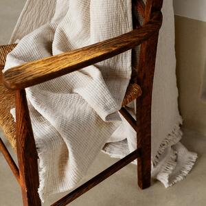 Oatmeal Cotton Textured Throw | Default | Piglet in Bed