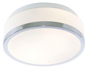 Searchlight 7039-23CC Discs Bathroom Flush Ceiling Light In Chrome With Opal Glass - Dia: 230mm