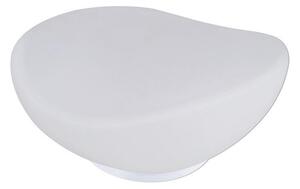 Mantra M4898 Opal 1 Light Table Lamp In White With Frosted White Shade