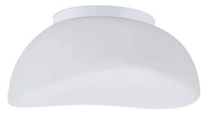 Mantra M4896 Opal 3 Light Flush Ceiling Light In White With Frosted Shade