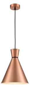 Franklite PCH216 Happy 1 Light Small Ceiling Pendant In Satin Copper - Dia: 250mm