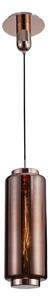 Mantra M6196 Jarras 1 Light Tall Small Ceiling Pendant Light In Copper And Rose Gold - H: 530mm