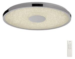Mantra M5930 Centara LED Large Flush Ceiling Light In Chrome - Dia: 480mm