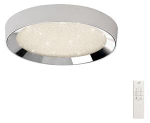 Mantra M5923 Male LED Small Round Flush Ceiling Light In Chrome - Dia:500mm
