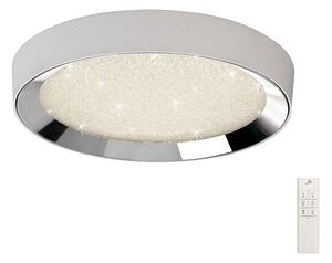 Mantra M5922 Male LED Large Round Flush Ceiling Light In Chrome - Dia:650mm