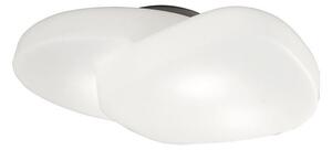 Mantra M1893 Ufo 4 Light Bathroom Flush Ceiling Light In Matt And Opal White