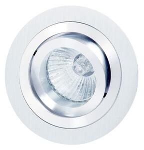 Mantra MC0001 Basic GU10 Round Swivel Downlight In Satin Nickel And Chrome