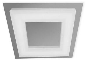 Mantra M8233 Marcel Bathroom Square LED Flush Ceiling Light In Chrome