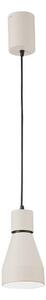 Mantra M5621 Kos E27 1 Light Small Ceiling Pendant In Matt White And Black - Dia: 110mm