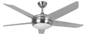 Fantasia 115878 Neptune Ceiling Fan In Brushed Nickel With 44 Inch Blades And LED Light
