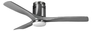 Fantasia 114994 Zeta Ceiling Fan In Brushed Nickel With 52 Inch Silver Blades With LED Light
