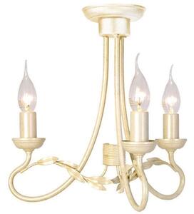 Elstead OV3 IVORY/GOLD Olivia 3 Light Chandelier Light In Ivory/Gold - Fitting Only