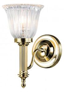 Elstead BATH/CARROLL1 PB Carroll 1 Light Bathroom Wall Light In Polished Brass