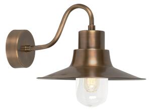 Elstead SHELDON-BR Sheldon 1 Light Wall Light In Aged Brass