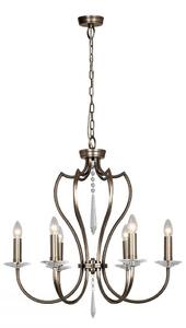Elstead PM6 DB Pimlico 6 Light Multi Arm Ceiling Light In Dark Bronze - Fitting Only