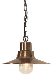 Elstead SHELDON-CH-BR Sheldon 1 Light Ceiling Pendant In Aged Brass