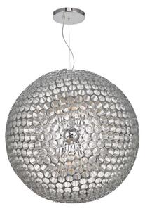 Dar SER8650 Serafina 6 Light Ceiling Pendant In Chrome - Dia: 800mm